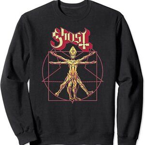 Ghost – Red Popestar Man Sweatshirt; Ghost B.C.